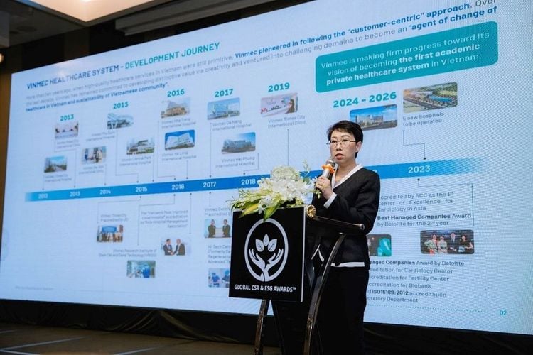 Ms. Le Thuy Anh, General Director of Vinmec Healthcare System