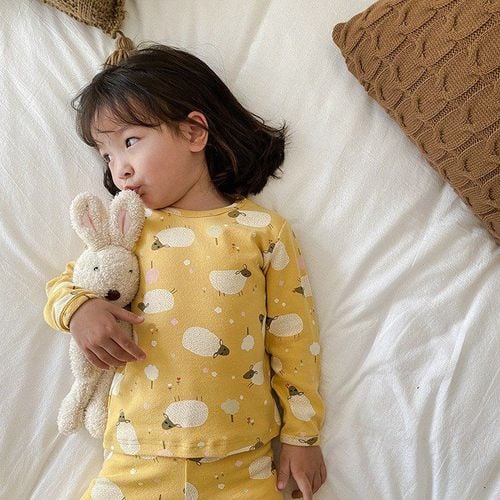 Dress children in long-sleeved clothing to prevent mosquito bites.